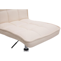 Eleganta justerbara matstolar i konstläder med hög ryggstöd