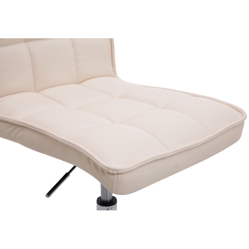 Eleganta justerbara matstolar i konstläder med hög ryggstöd