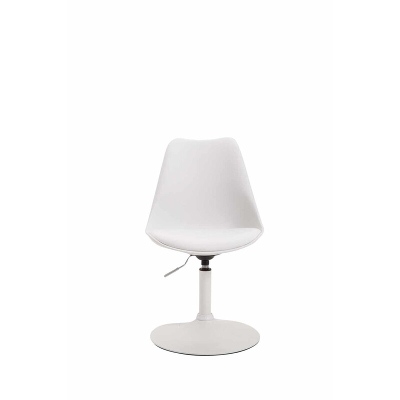 Bekväma höjdjusterbara stolar med modern design och metallbas