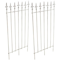 Handgjorda järnspaljéer för trädgårdsdekoration och klätterväxter