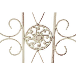 Rustikt trädgårdsstaket i järn för klätterväxter 116x124 cm