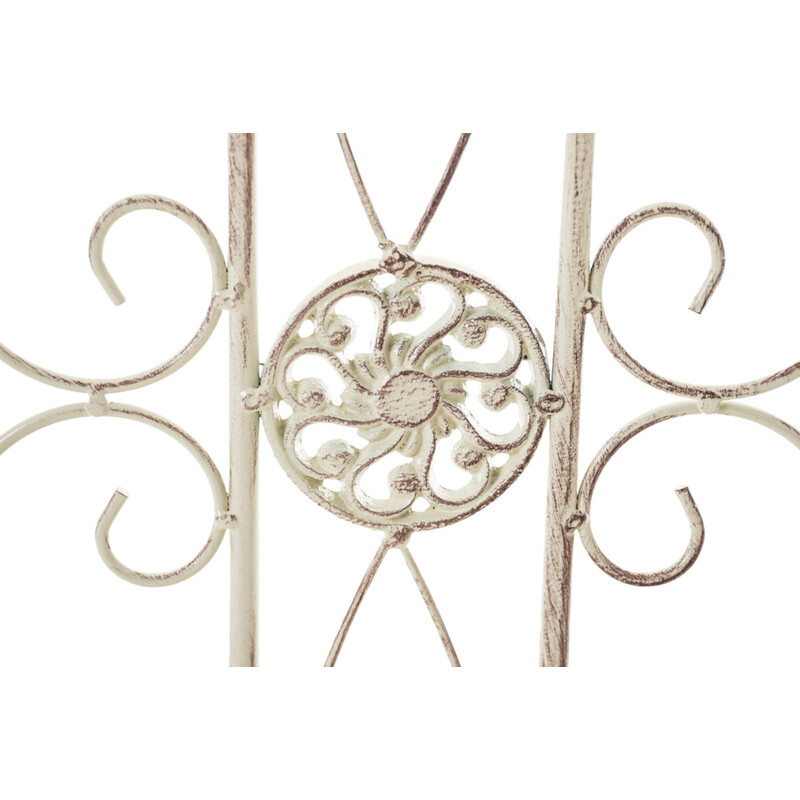 Rustikt trädgårdsstaket i järn för klätterväxter 116x124 cm