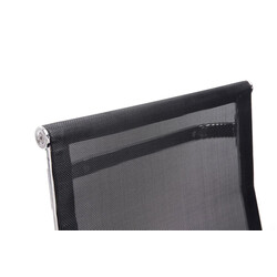 Eleganta ergonomiska besöksstolar med nätklädsel och krombas