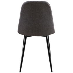 Bekväma moderna stolar med sammetstyg och metallben