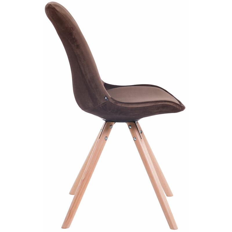 Lyxiga sammetsstolar med träbas för elegant inredning