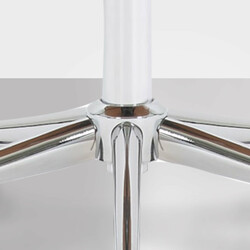 Ergonomisk kontorsstol i konstläder med valnötsfaner och gungmekanism