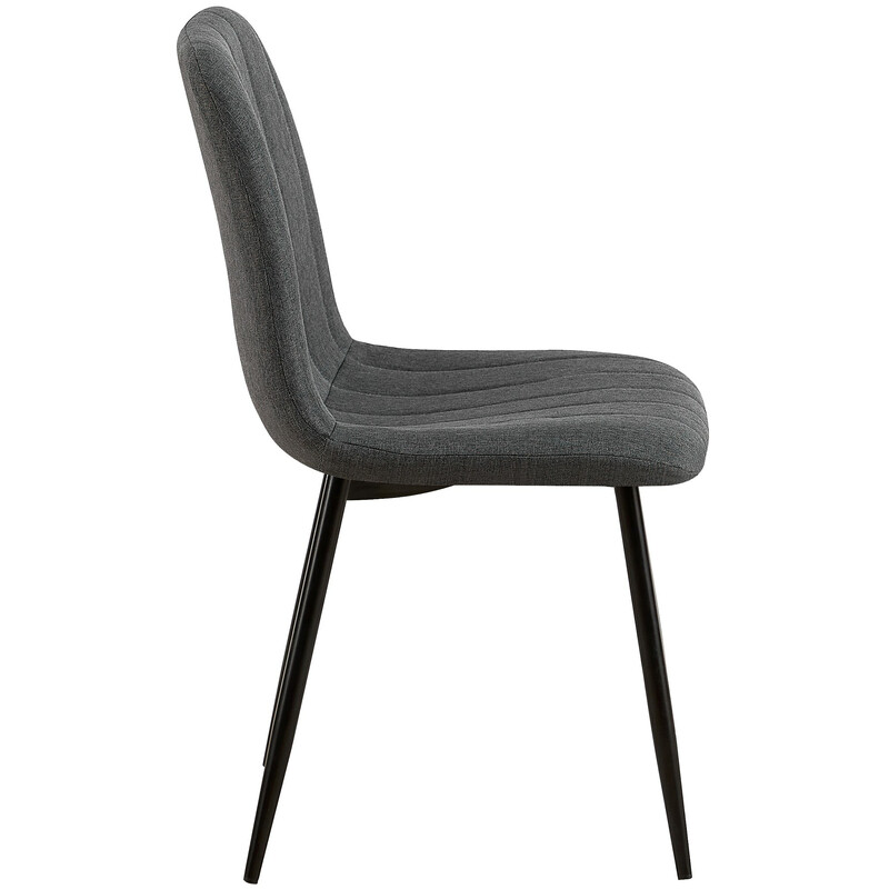 Modern och tidlös stolset med bekväm vaddering