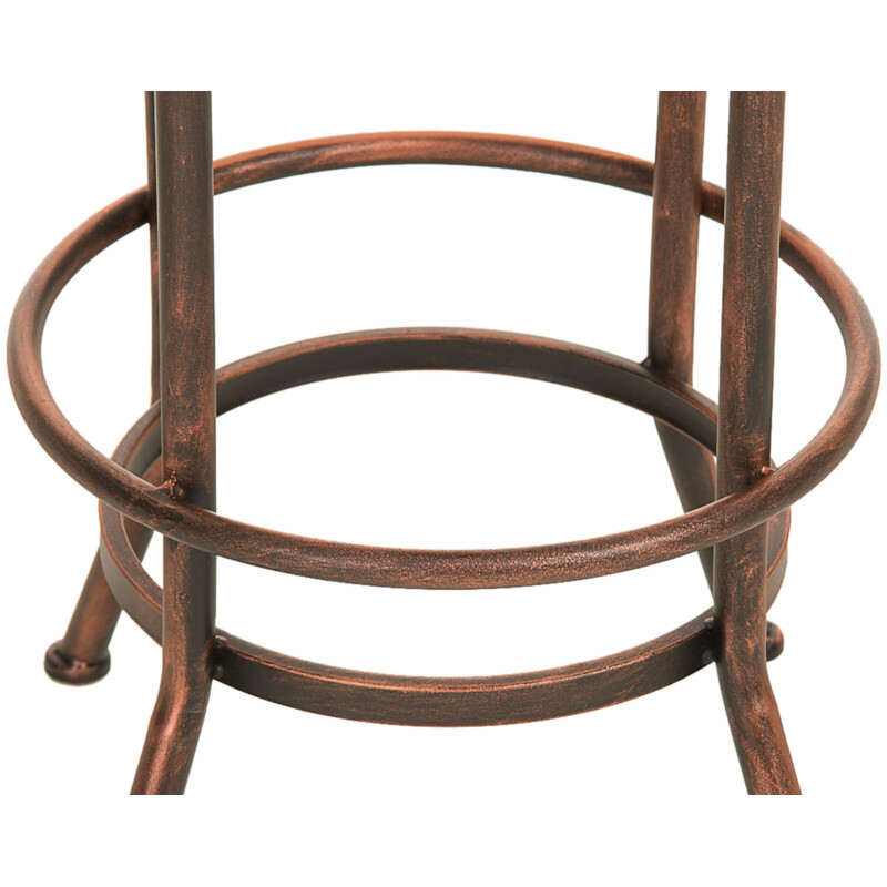 Elegant justerbar barstol i trä och metall för hem och bar