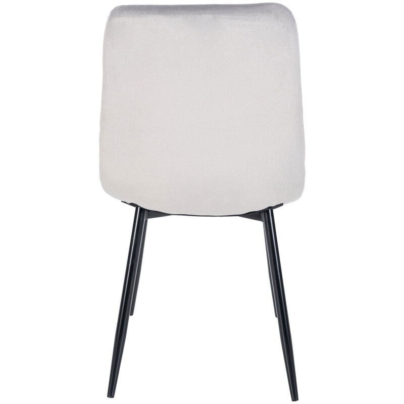 Bekväma vadderade stolar med modern design och sammetsklädsel