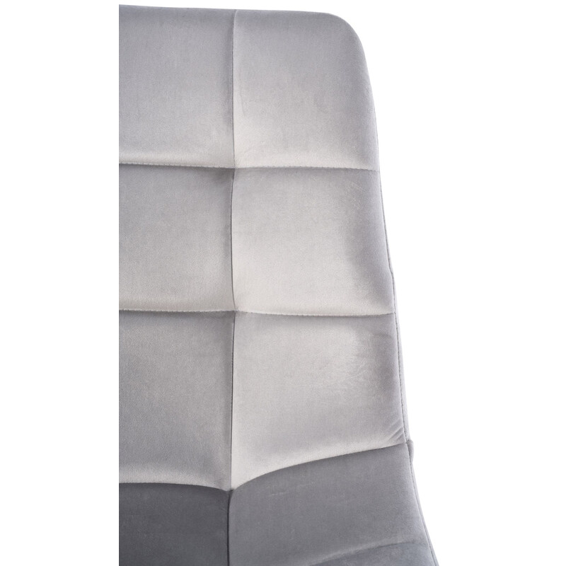 Bekväma vadderade stolar med modern design och sammetsklädsel