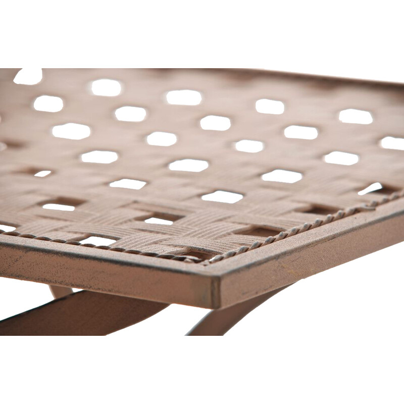 Eleganta nostalgiska trädgårdsstolar i järn, set om två