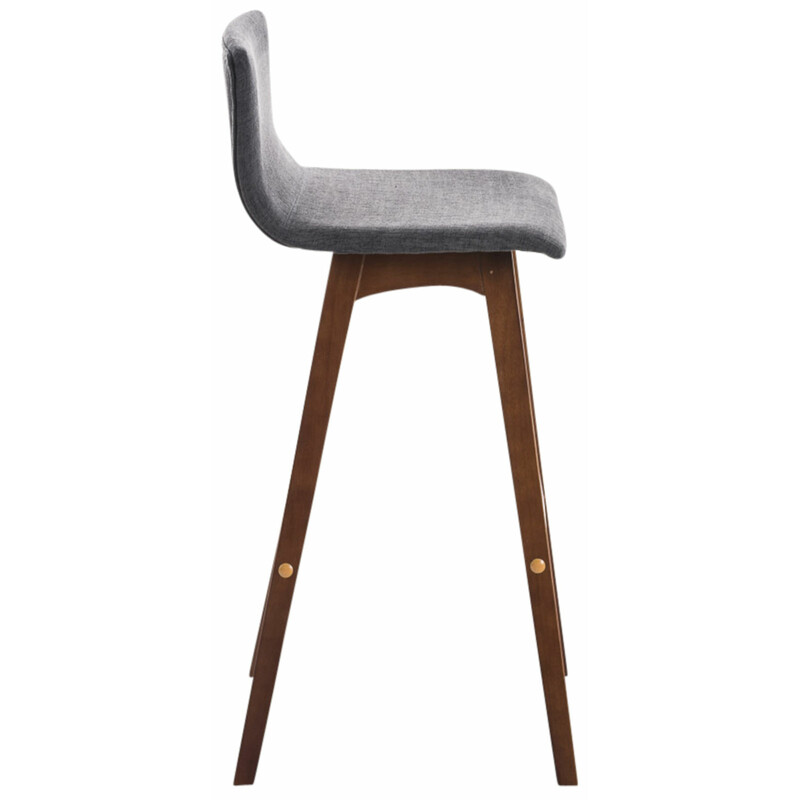 Eleganta barstolar med quiltat säte och träram