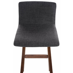 Eleganta barstolar med quiltat säte och träram