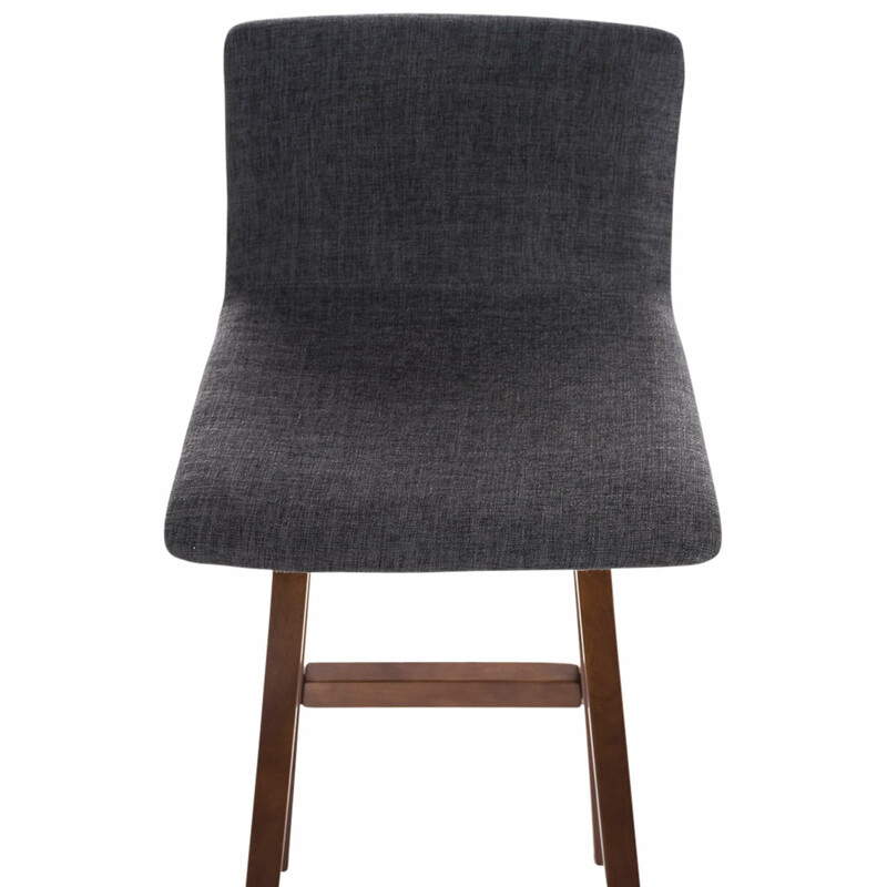 Eleganta barstolar med quiltat säte och träram