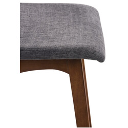 Eleganta barstolar med quiltat säte och träram