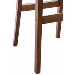 Eleganta barstolar med quiltat säte och träram