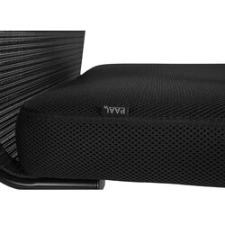 Modern ergonomisk gungstol med elegant tygklädsel