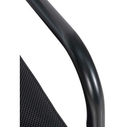 Modern ergonomisk gungstol med elegant tygklädsel