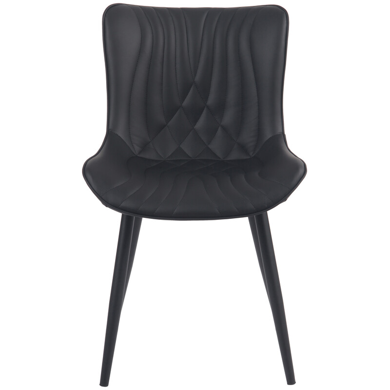 Brady-stol i sammet eller konstläder med ergonomisk design