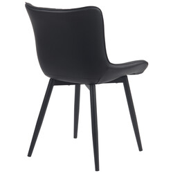 Brady-stol i sammet eller konstläder med ergonomisk design