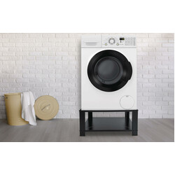 Ergonomisk piedestal med förvaringslåda för vitvaror