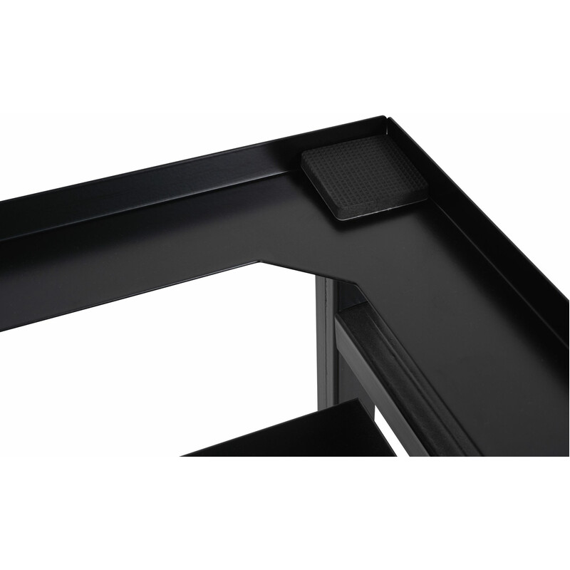 Praktiskt stativ med förvaring för hushållsapparater