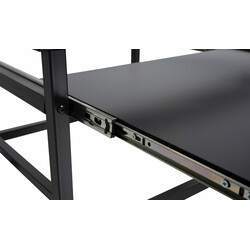 Praktiskt stativ med förvaring för hushållsapparater