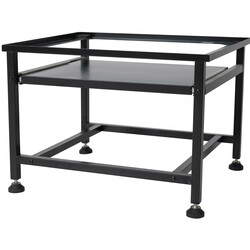 Praktiskt stativ med förvaring för hushållsapparater