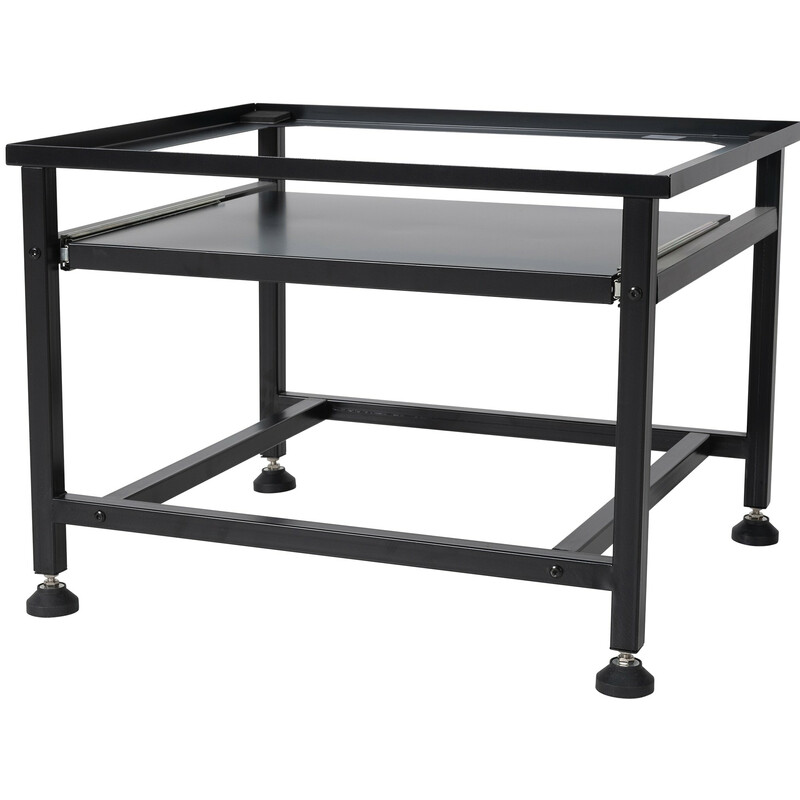 Praktiskt stativ med förvaring för hushållsapparater