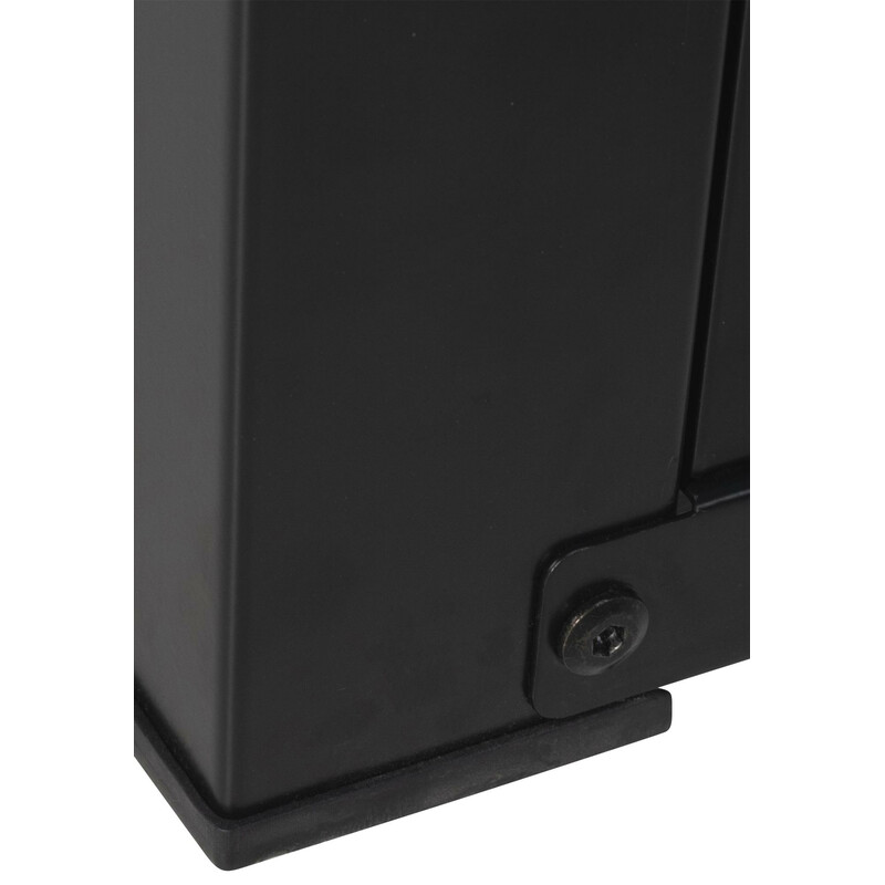 Ergonomisk metallställning med förvaringslåda för hushållsapparater