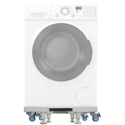 Justerbart stativ för hushållsapparater med hjul och vattenpass