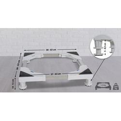 Justerbar universell plattform för tvättmaskiner och hushållsapparater