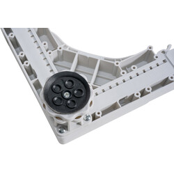 Justerbar universell plattform för tvättmaskiner och hushållsapparater