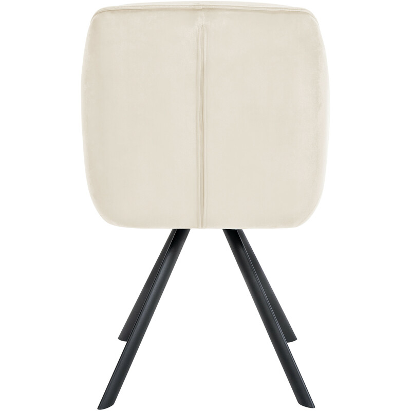 Ergonomisk svängbar stol med sammet- eller tygklädsel