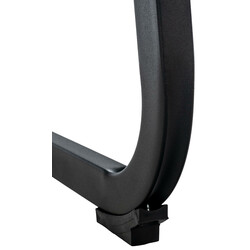 Vermont gungstol i quiltat sammet med metallram