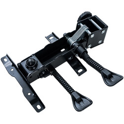 Justerbar fästmekanism för kontorsstol i hållbar metall