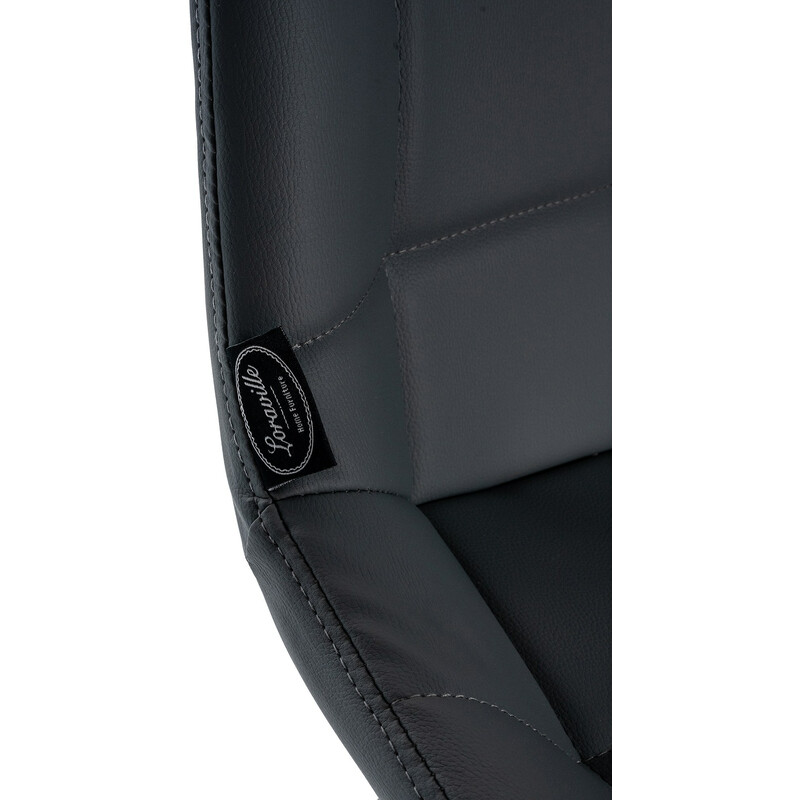 Elegant och stabil barstol med quiltad klädsel