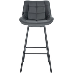 Elegant barstol med smart teknik och lyxig sammetklädsel