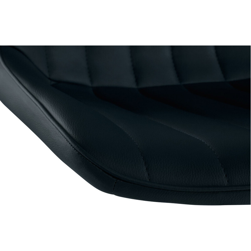 Modern höjdjusterbar barstol med konstläder och metallram