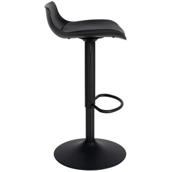 Höjdjusterbar barstol i konstläder med 360° rotation