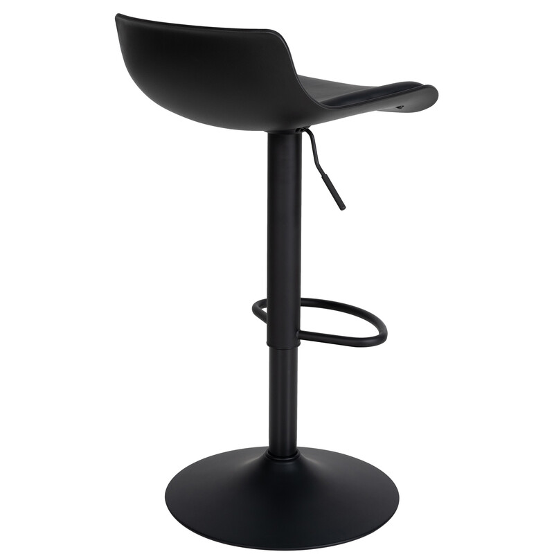 Höjdjusterbar barstol i konstläder med 360° rotation