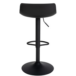 Höjdjusterbar barstol i konstläder med 360° rotation