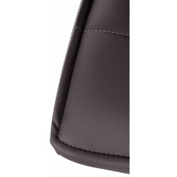 Elegant höjdjusterbar barstol i konstläder för moderna hem