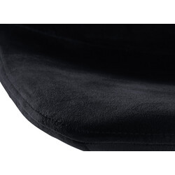 Elegant höj- och sänkbar barstol med sammet och metallram