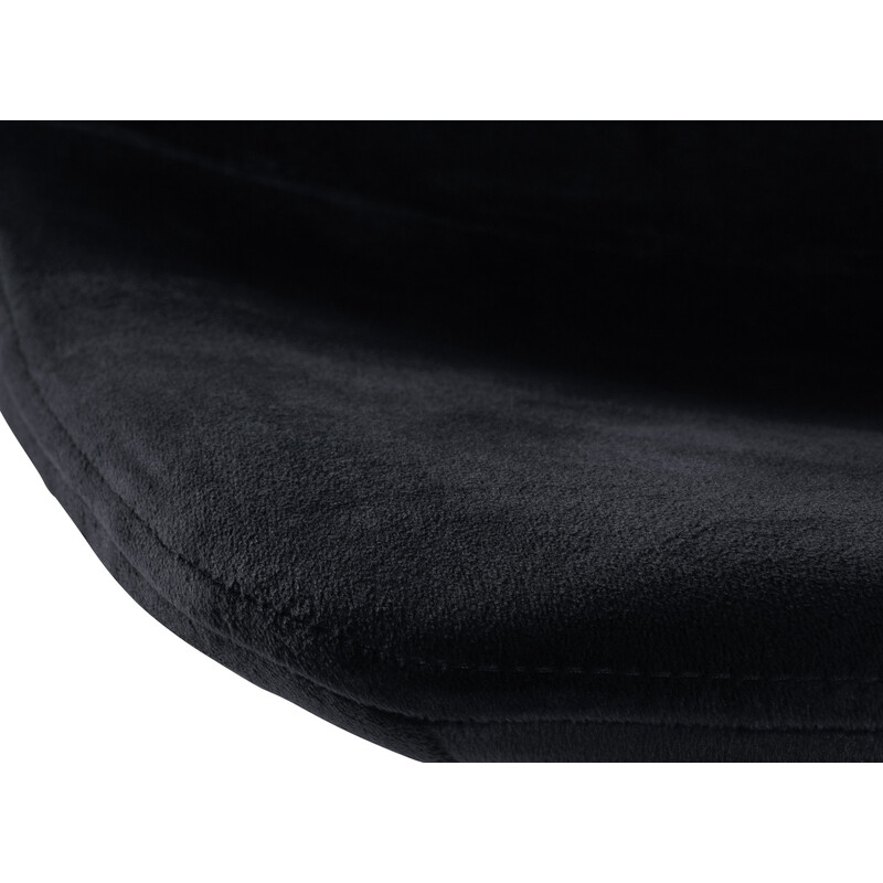 Elegant höj- och sänkbar barstol med sammet och metallram