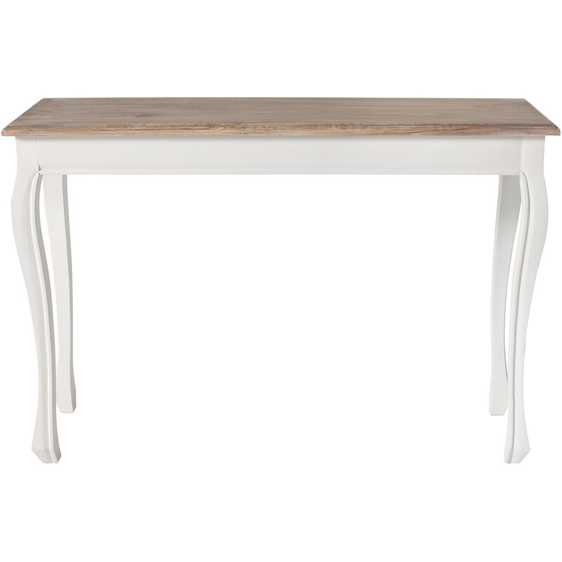 Robust konsolbord i återvunnet almträ med lantlig charm