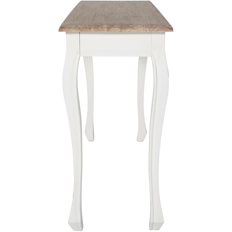 Robust konsolbord i återvunnet almträ med lantlig charm