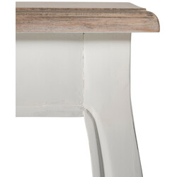 Robust konsolbord i återvunnet almträ med lantlig charm