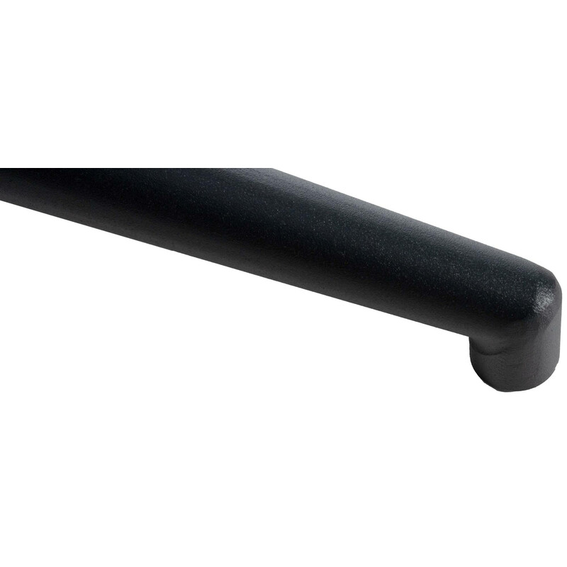 Svart metalliskt fotkryss för kontorsstolar och snurrstolar