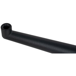 Svart metalliskt fotkryss för kontorsstolar och snurrstolar